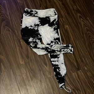Rue21 Black and White Joggers